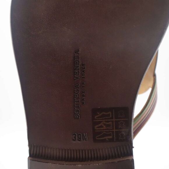 Bottega Veneta Leather Thong Braided Design Sandals 39 - Picture 6 of 11